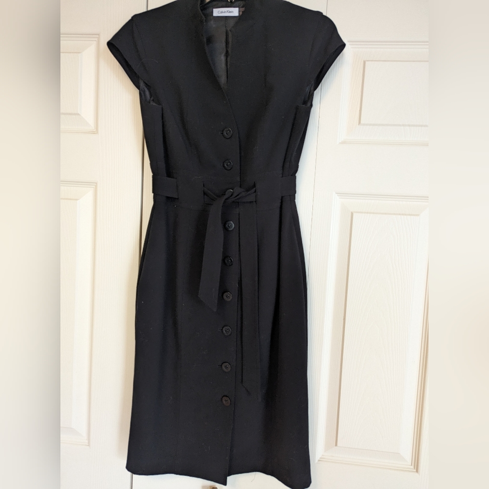 Calvin Klein sz 6 black dress